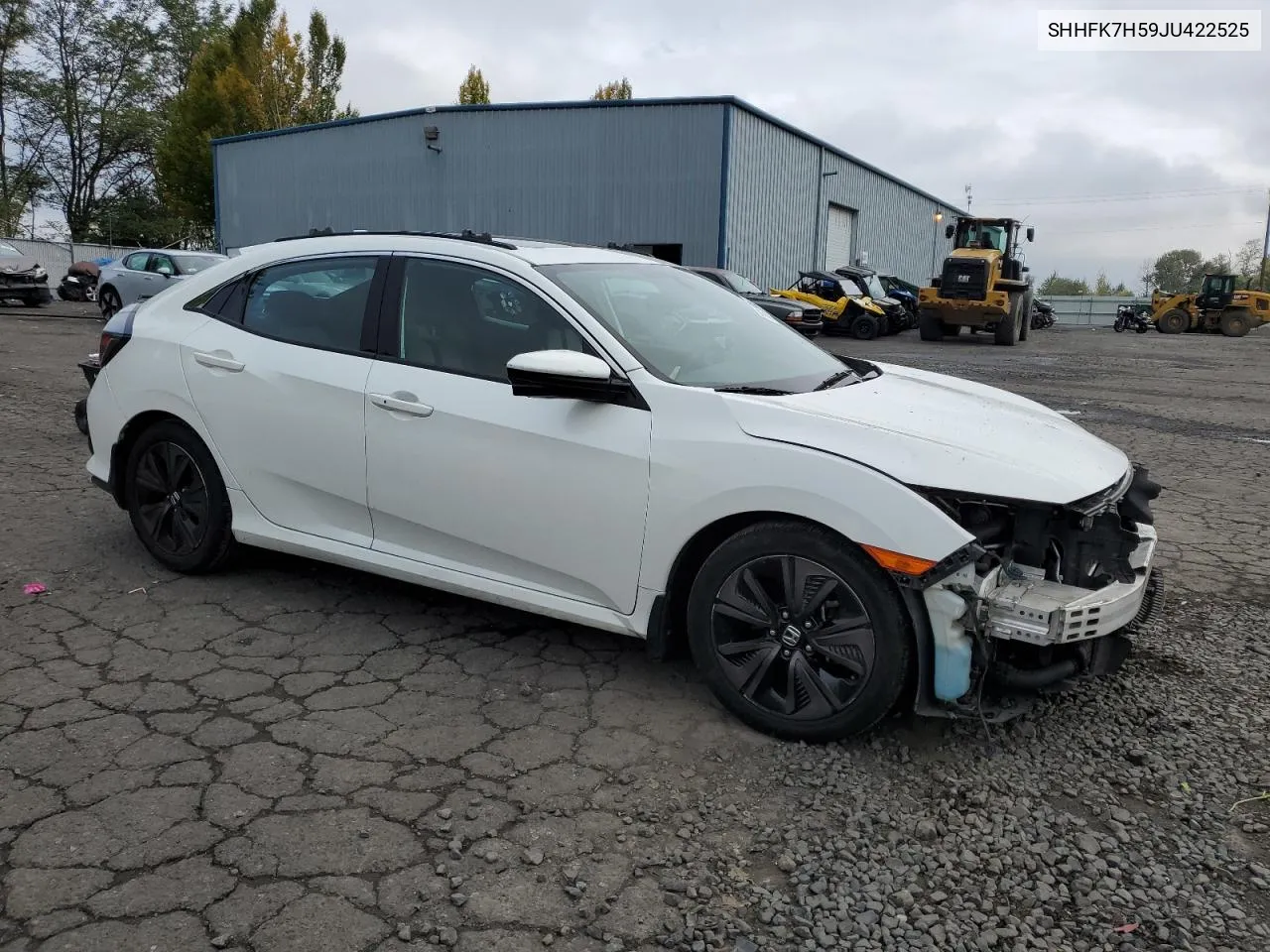 2018 Honda Civic Ex VIN: SHHFK7H59JU422525 Lot: 76617534