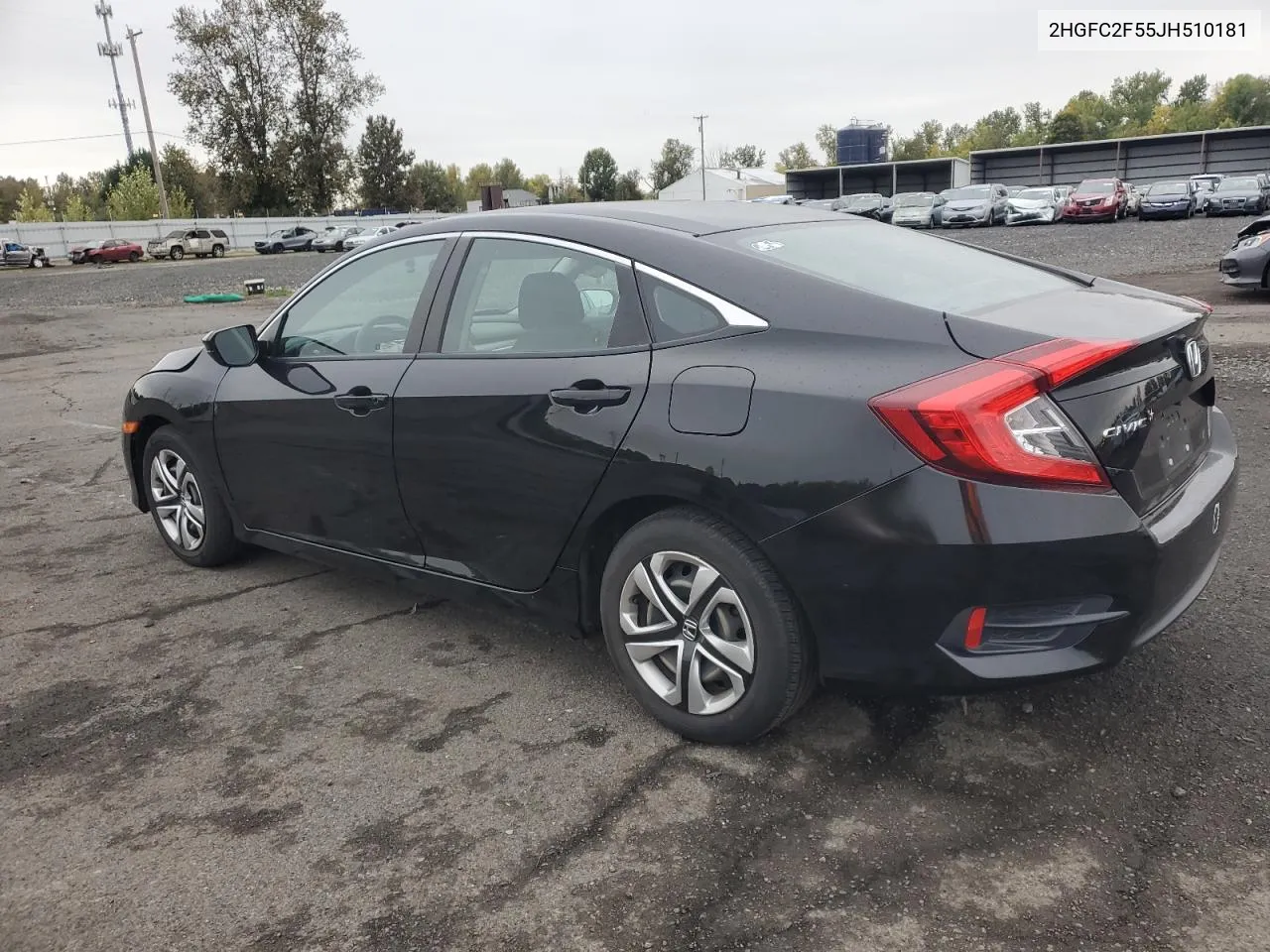 2018 Honda Civic Lx VIN: 2HGFC2F55JH510181 Lot: 76622014