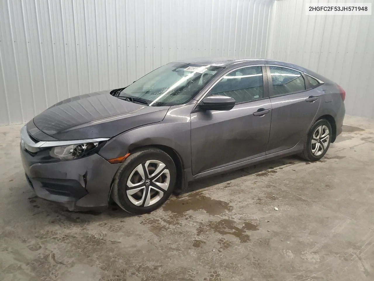 2018 Honda Civic Lx VIN: 2HGFC2F53JH571948 Lot: 76630884