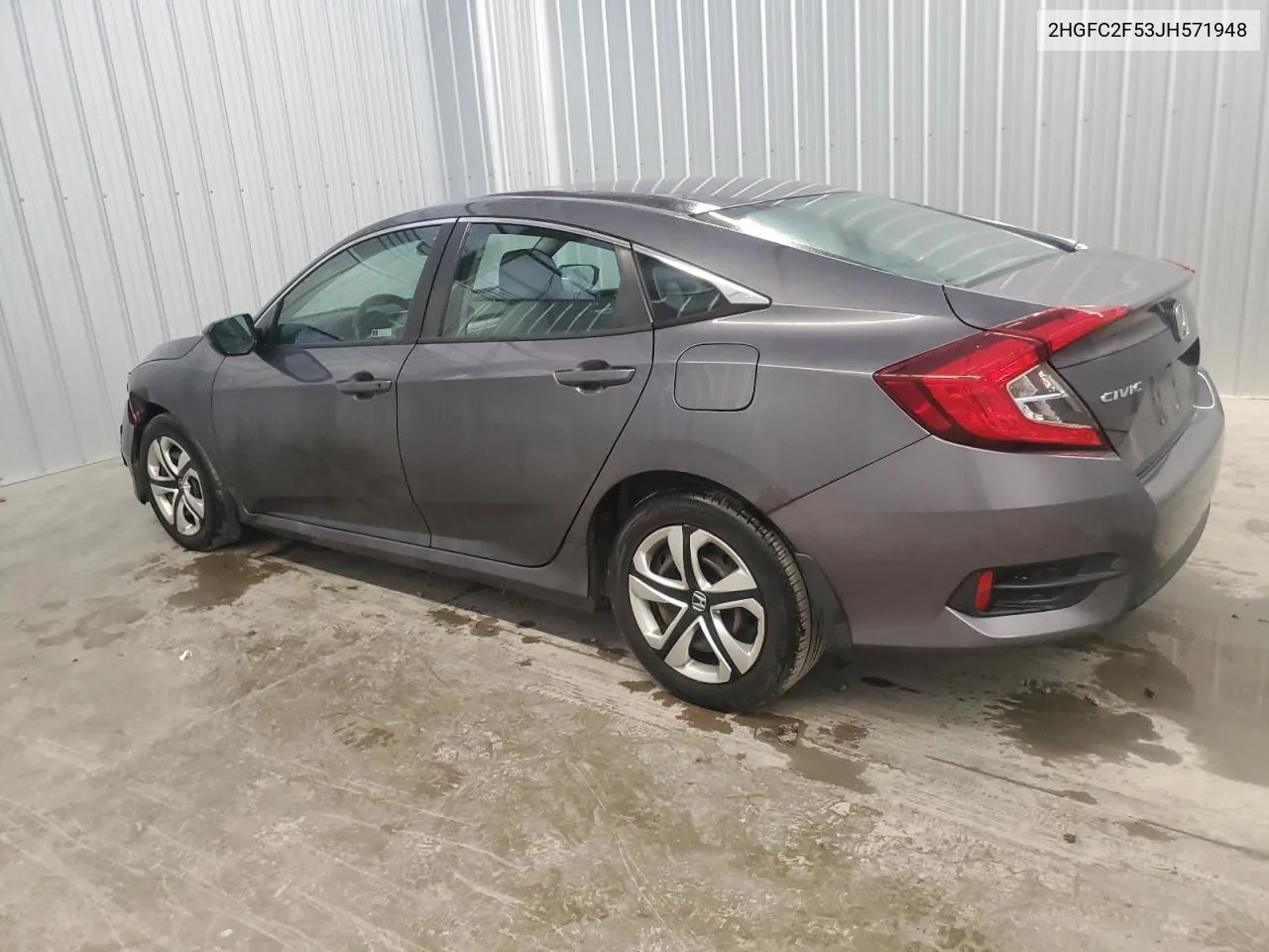 2018 Honda Civic Lx VIN: 2HGFC2F53JH571948 Lot: 76630884