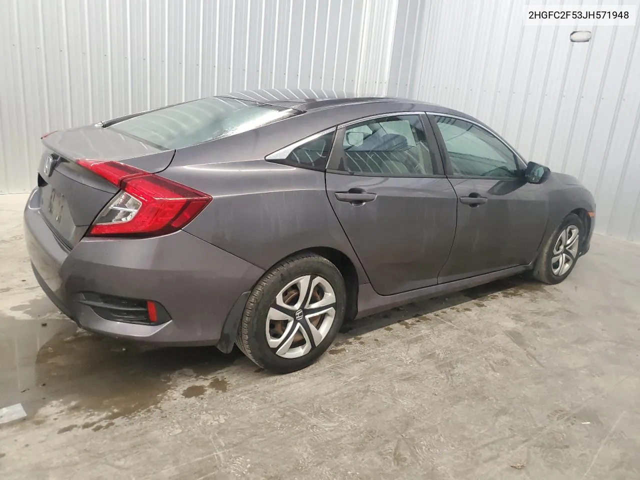 2018 Honda Civic Lx VIN: 2HGFC2F53JH571948 Lot: 76630884