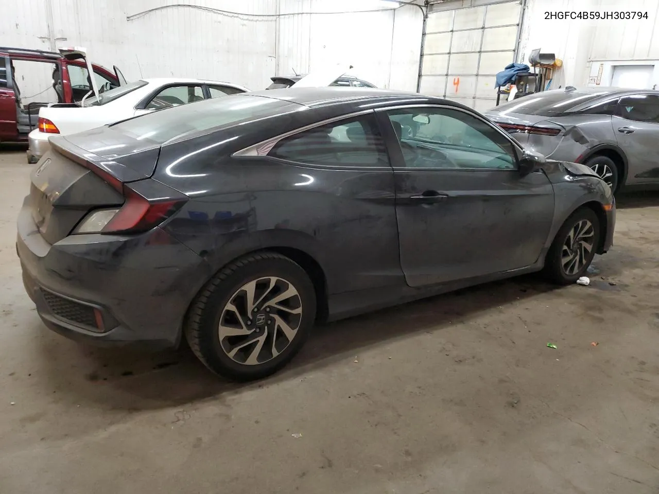 2018 Honda Civic Lx VIN: 2HGFC4B59JH303794 Lot: 76699904