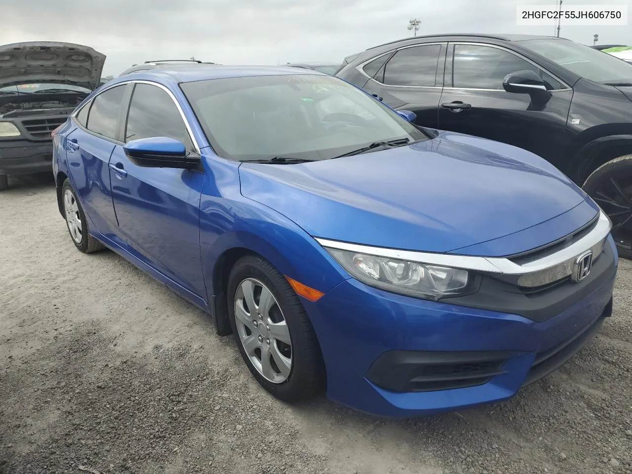 2HGFC2F55JH606750 2018 Honda Civic Lx