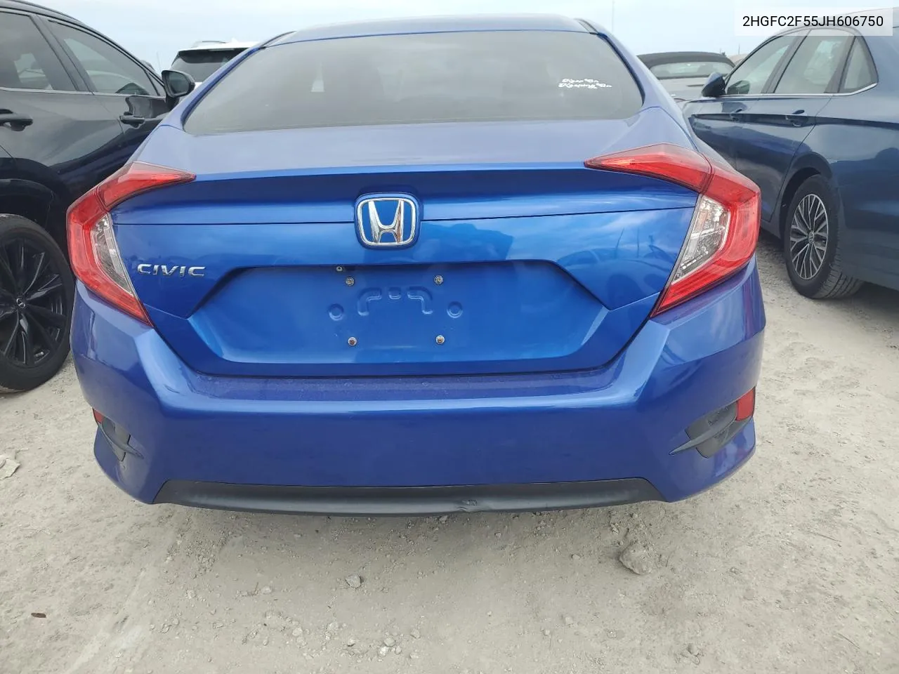 2018 Honda Civic Lx VIN: 2HGFC2F55JH606750 Lot: 76841944