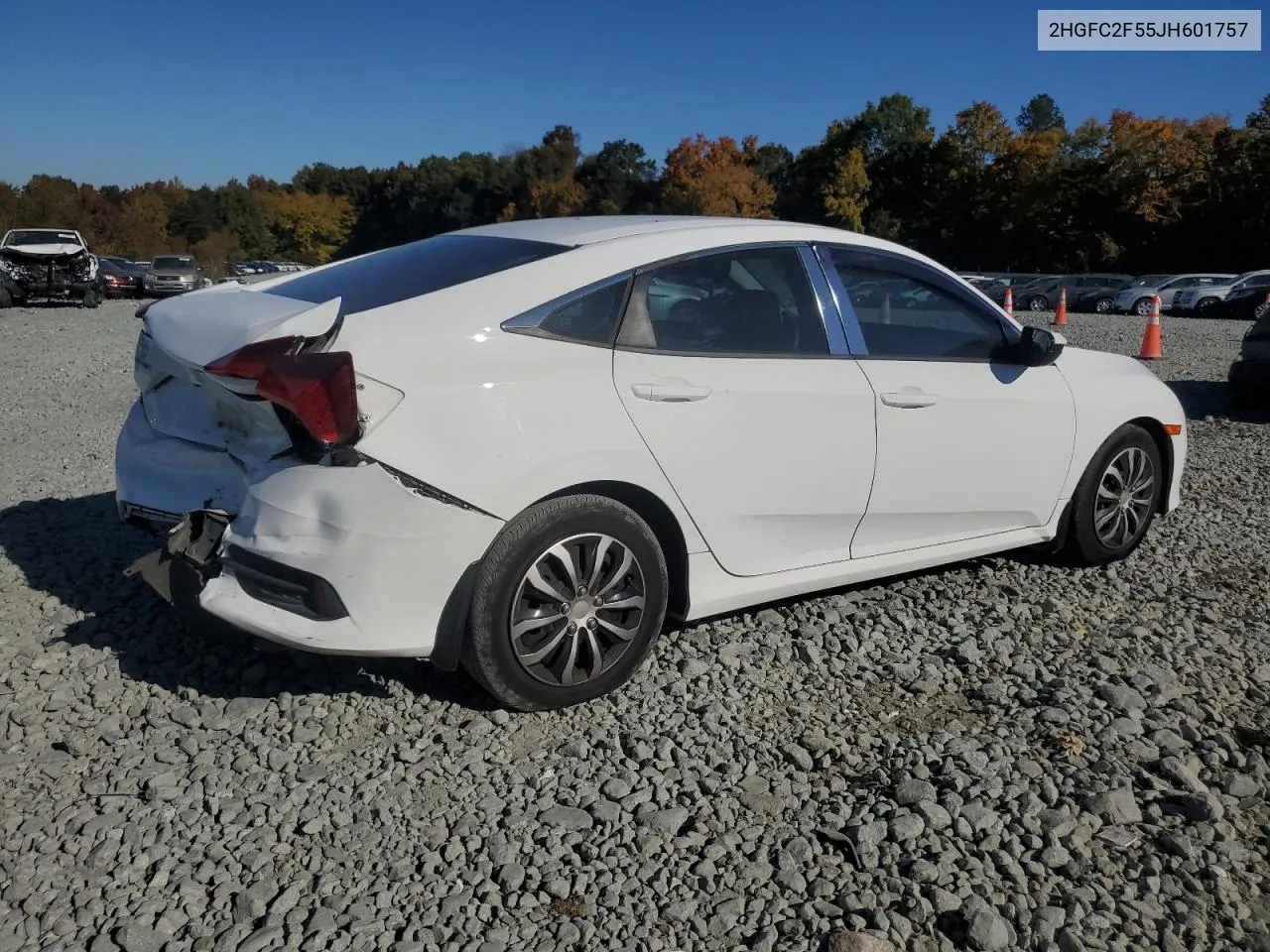 2018 Honda Civic Lx VIN: 2HGFC2F55JH601757 Lot: 76995324