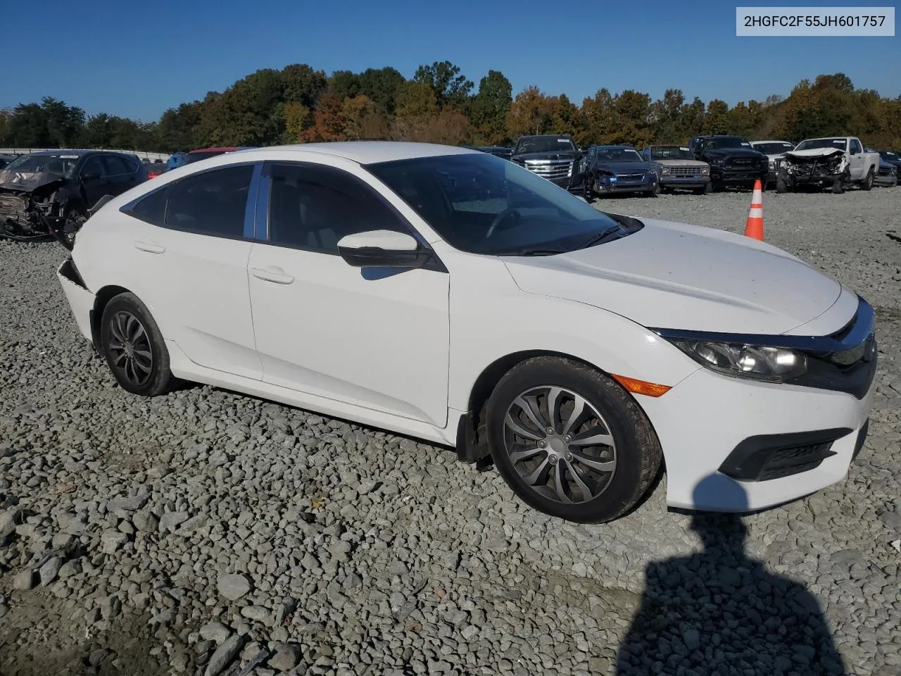 2018 Honda Civic Lx VIN: 2HGFC2F55JH601757 Lot: 76995324