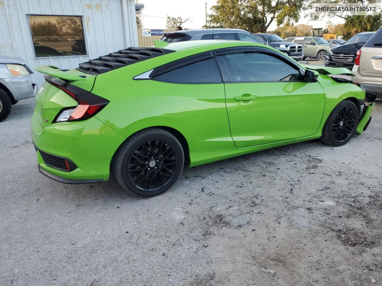 2018 Honda Civic Si VIN: 2HGFC3A50JH750512 Lot: 77096714