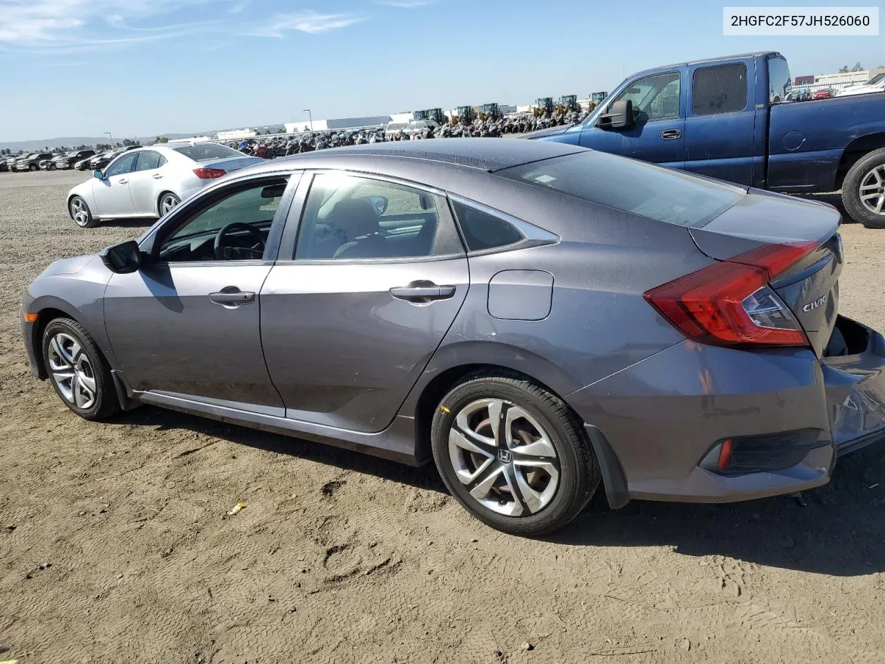 2018 Honda Civic Lx VIN: 2HGFC2F57JH526060 Lot: 77134754