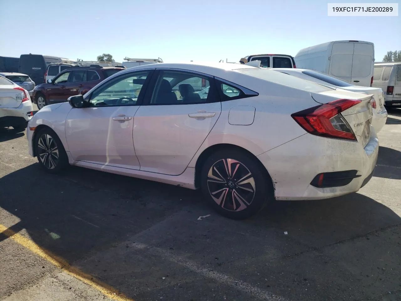 2018 Honda Civic Exl VIN: 19XFC1F71JE200289 Lot: 77147614