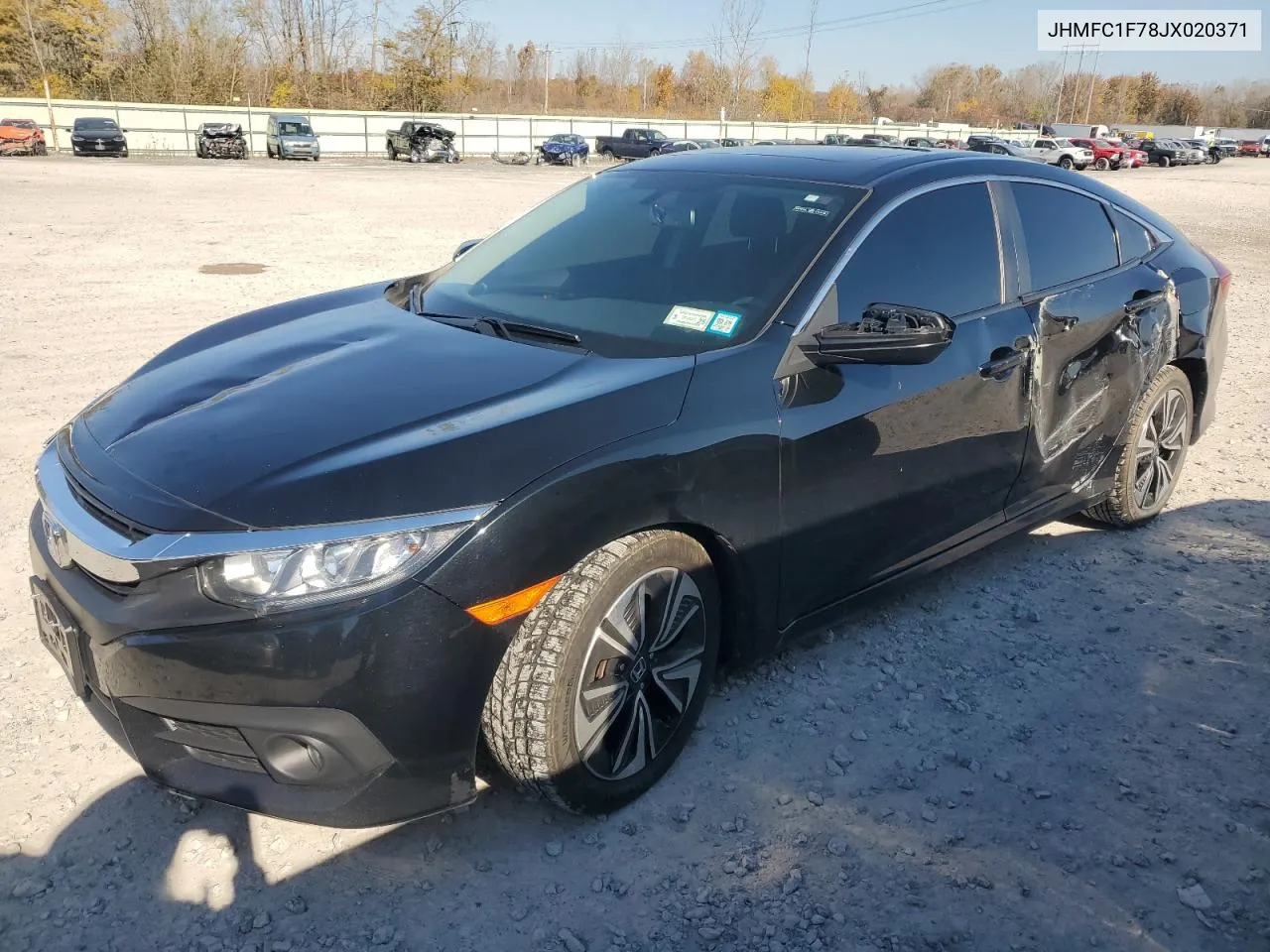 JHMFC1F78JX020371 2018 Honda Civic Exl