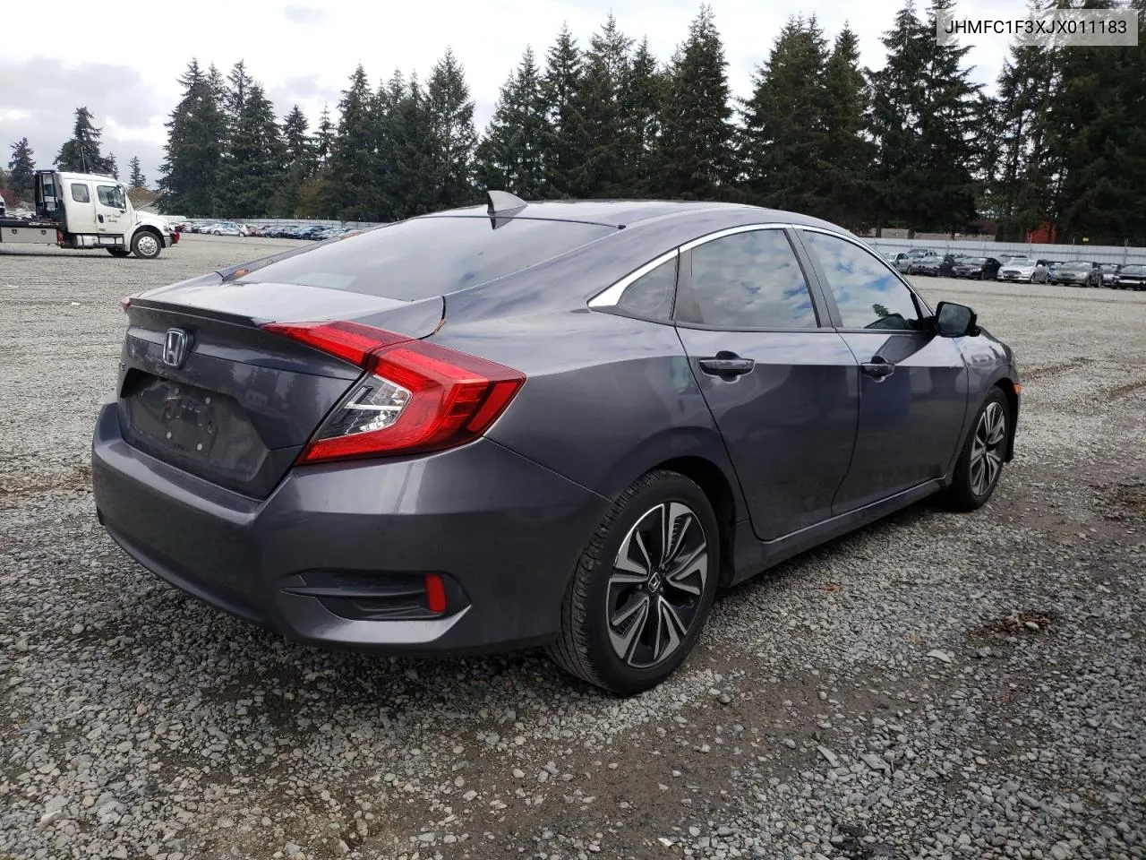 2018 Honda Civic Ex VIN: JHMFC1F3XJX011183 Lot: 77186754