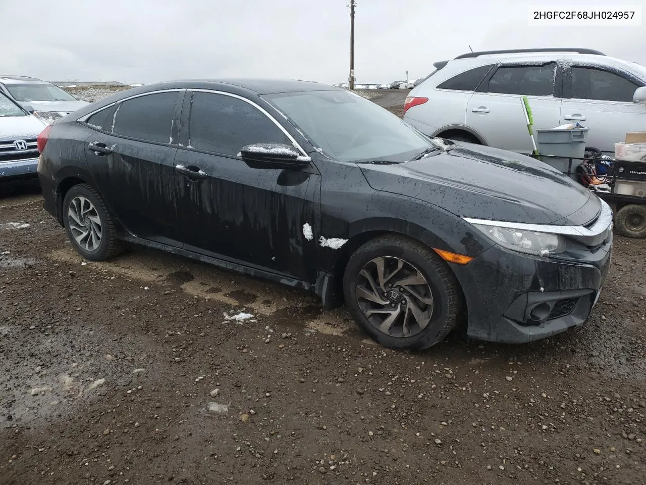 2018 Honda Civic Lx VIN: 2HGFC2F68JH024957 Lot: 77191934