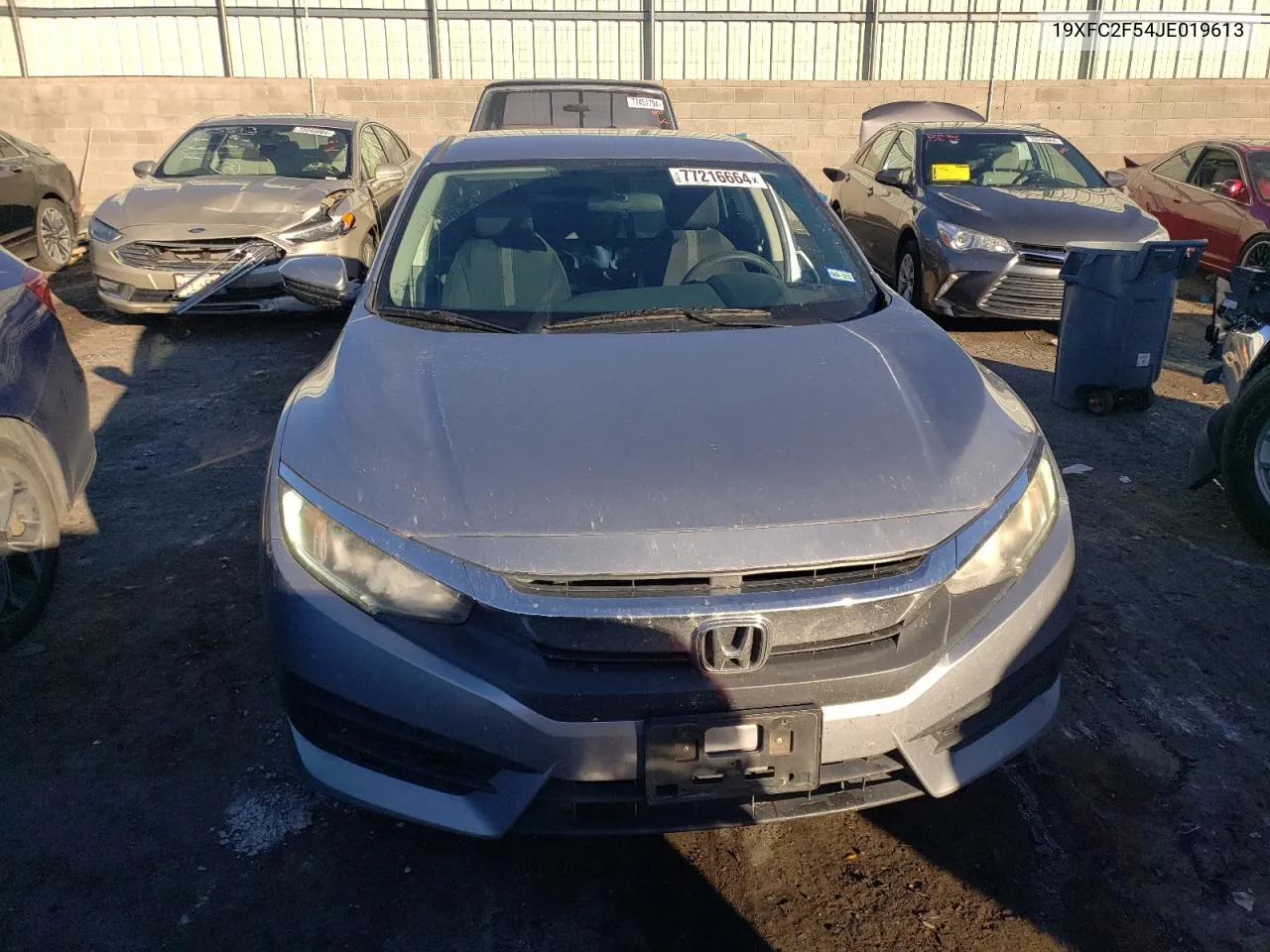 2018 Honda Civic Lx VIN: 19XFC2F54JE019613 Lot: 77216664