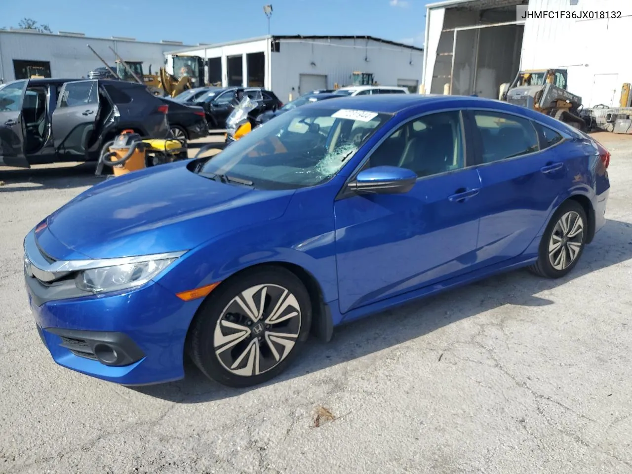 2018 Honda Civic Ex VIN: JHMFC1F36JX018132 Lot: 77231944