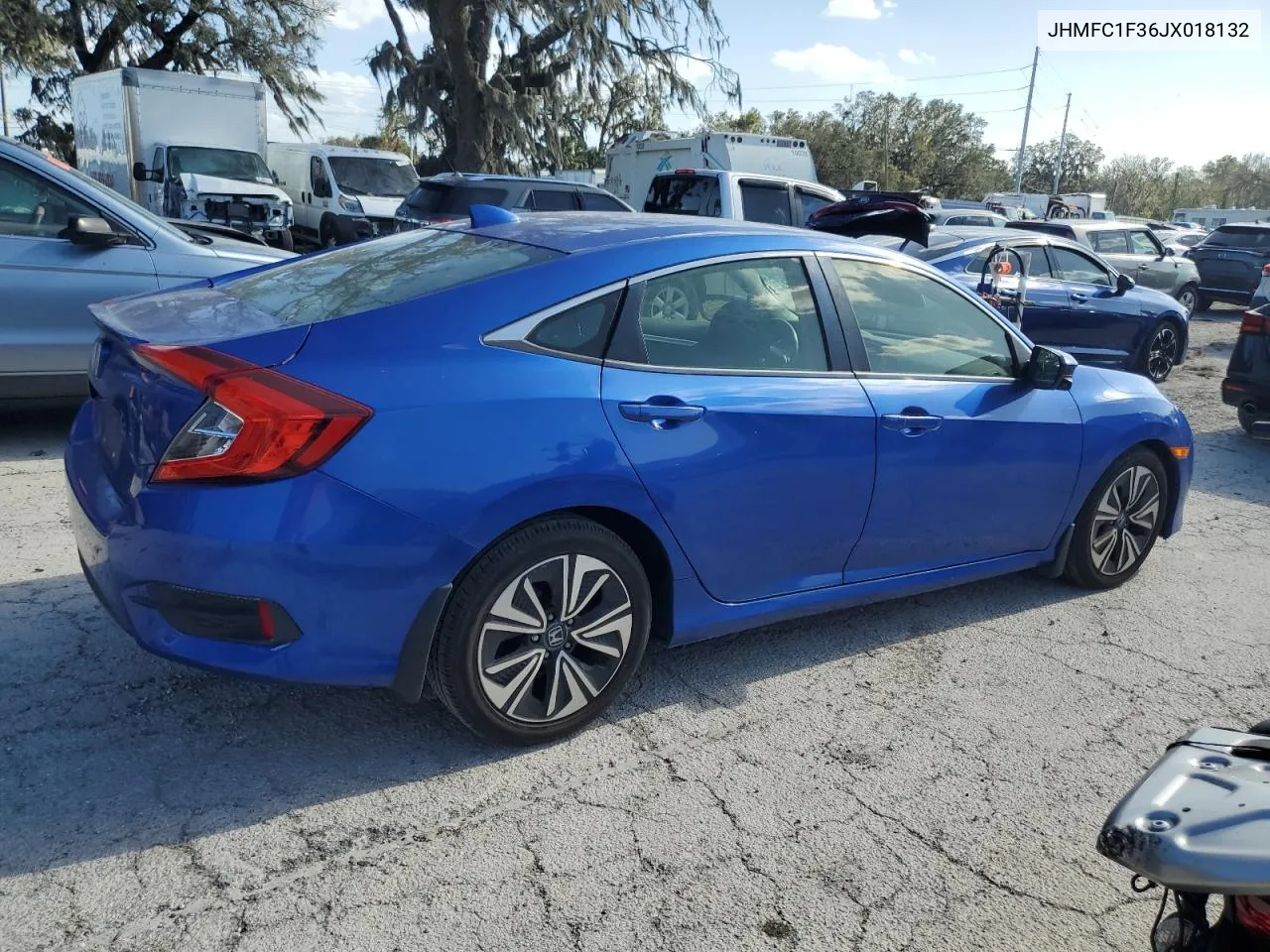 2018 Honda Civic Ex VIN: JHMFC1F36JX018132 Lot: 77231944