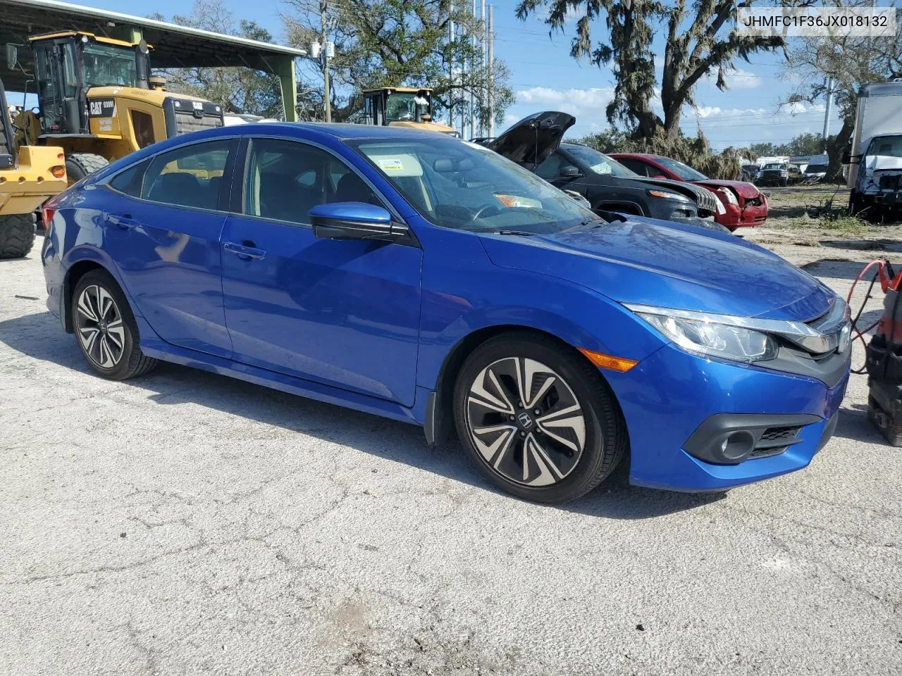 2018 Honda Civic Ex VIN: JHMFC1F36JX018132 Lot: 77231944