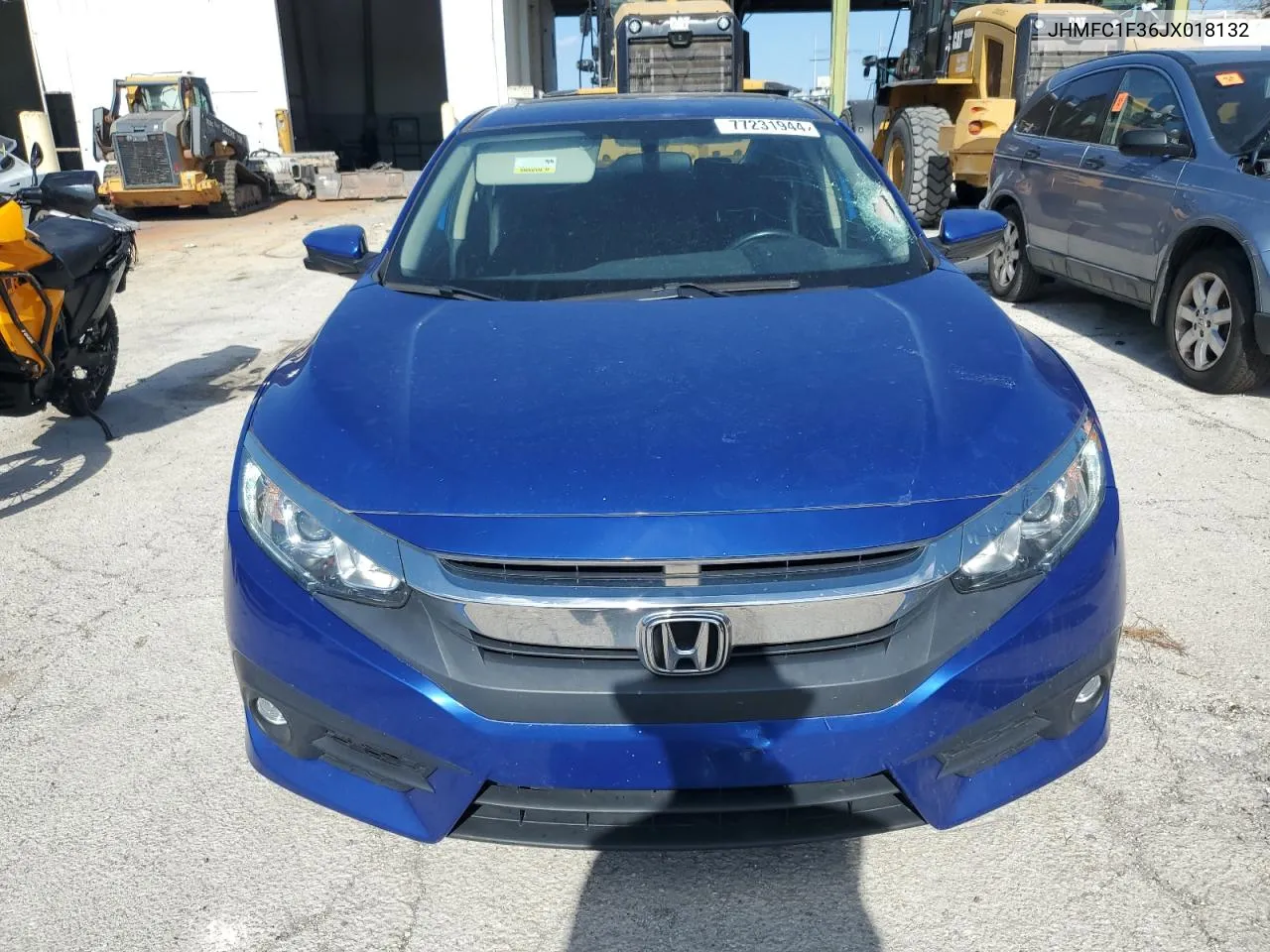 2018 Honda Civic Ex VIN: JHMFC1F36JX018132 Lot: 77231944