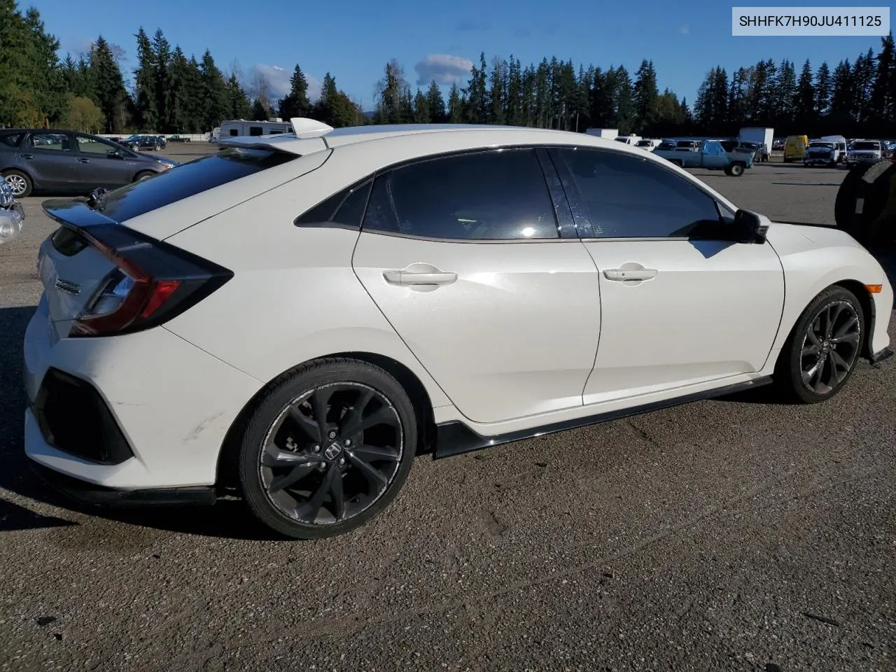 2018 Honda Civic Sport Touring VIN: SHHFK7H90JU411125 Lot: 77235034