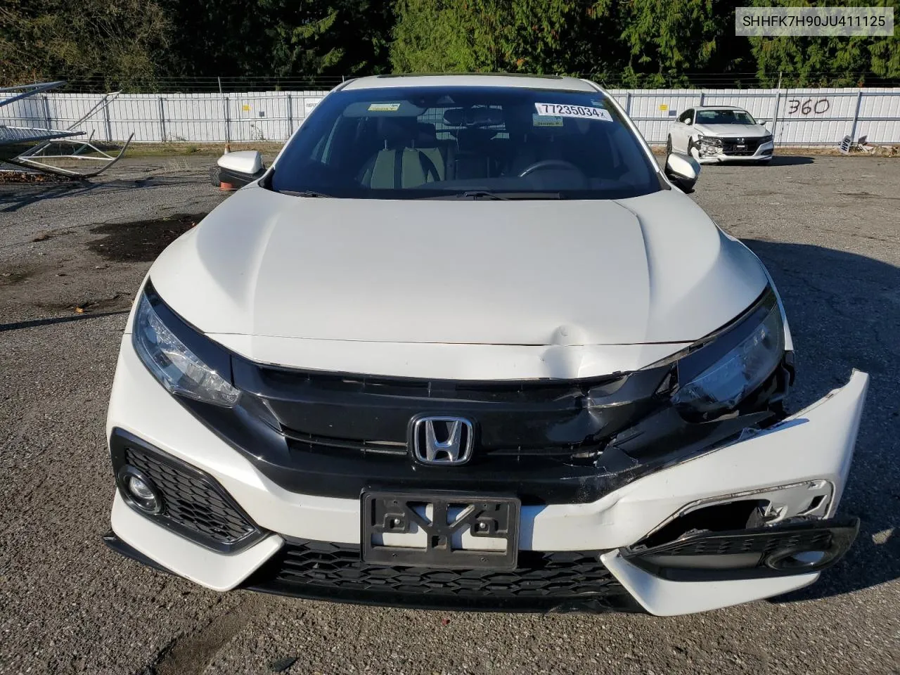 2018 Honda Civic Sport Touring VIN: SHHFK7H90JU411125 Lot: 77235034