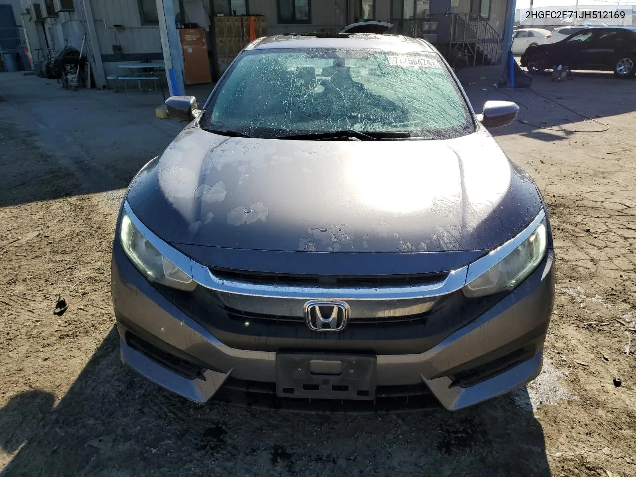 2018 Honda Civic Ex VIN: 2HGFC2F71JH512169 Lot: 77256474