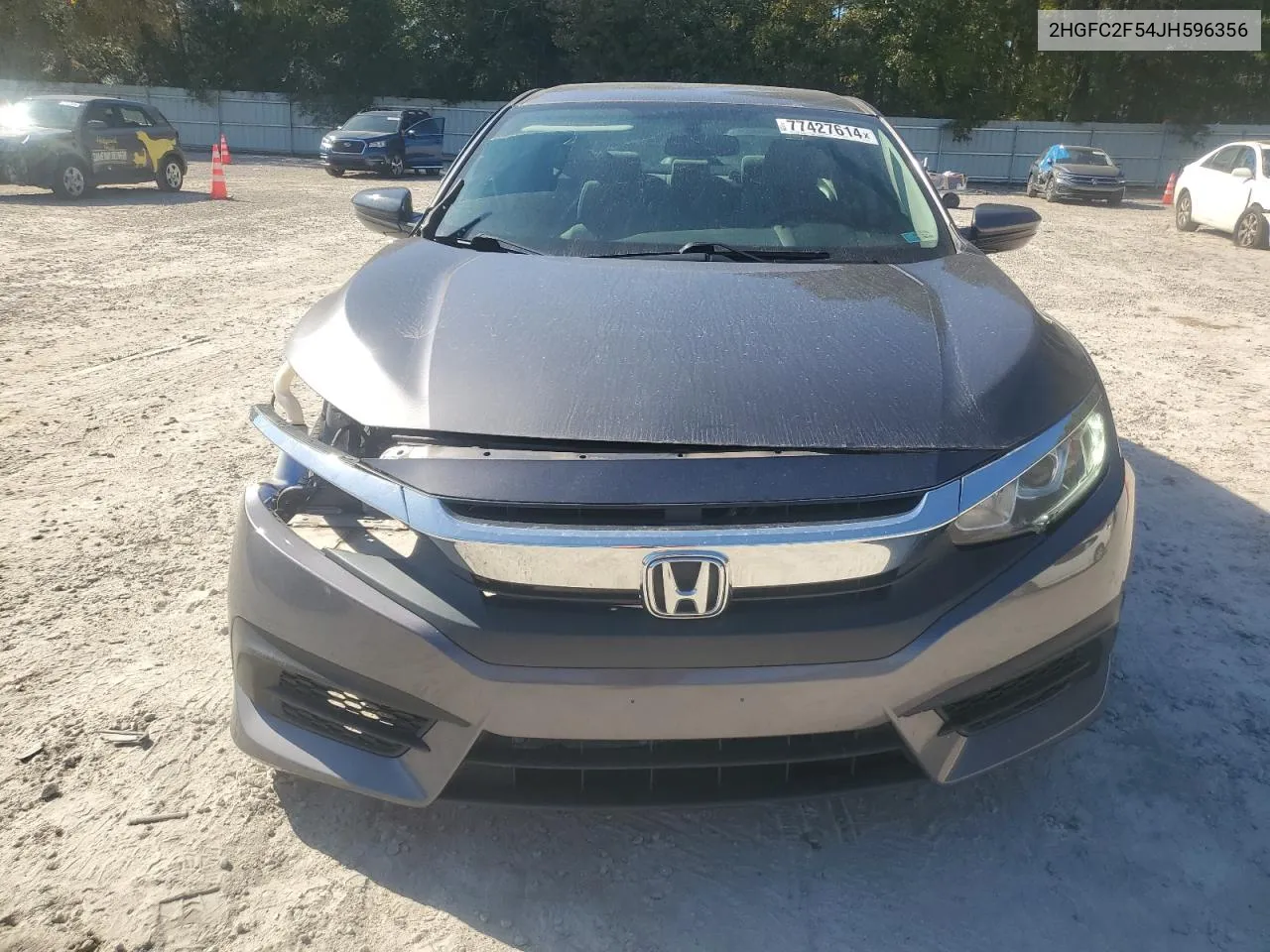 2018 Honda Civic Lx VIN: 2HGFC2F54JH596356 Lot: 77427614