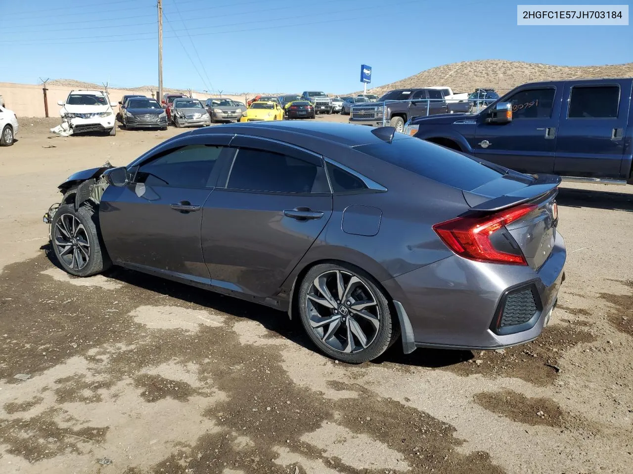 2018 Honda Civic Si VIN: 2HGFC1E57JH703184 Lot: 77430754