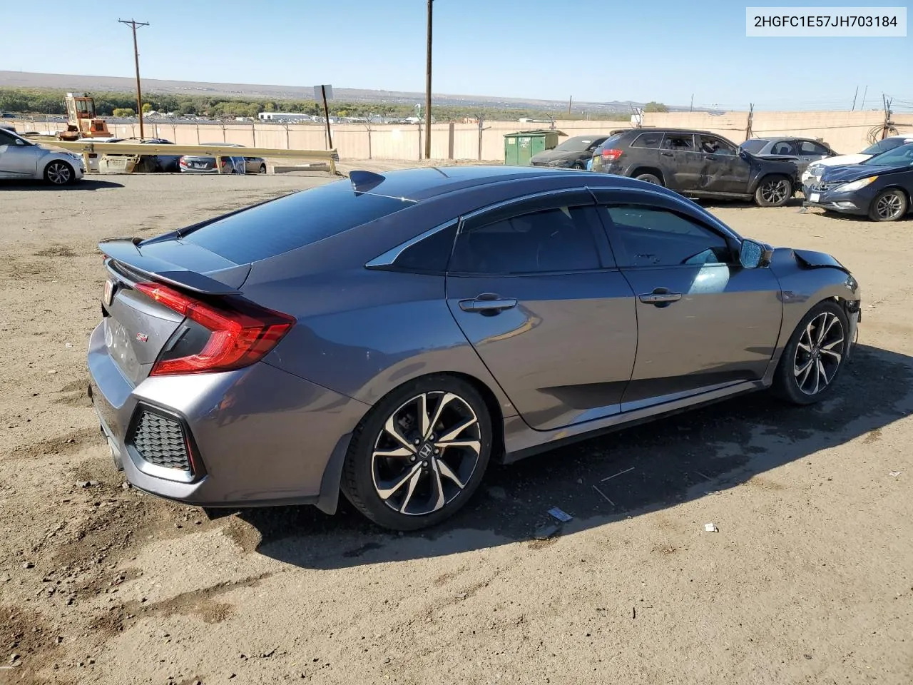 2018 Honda Civic Si VIN: 2HGFC1E57JH703184 Lot: 77430754