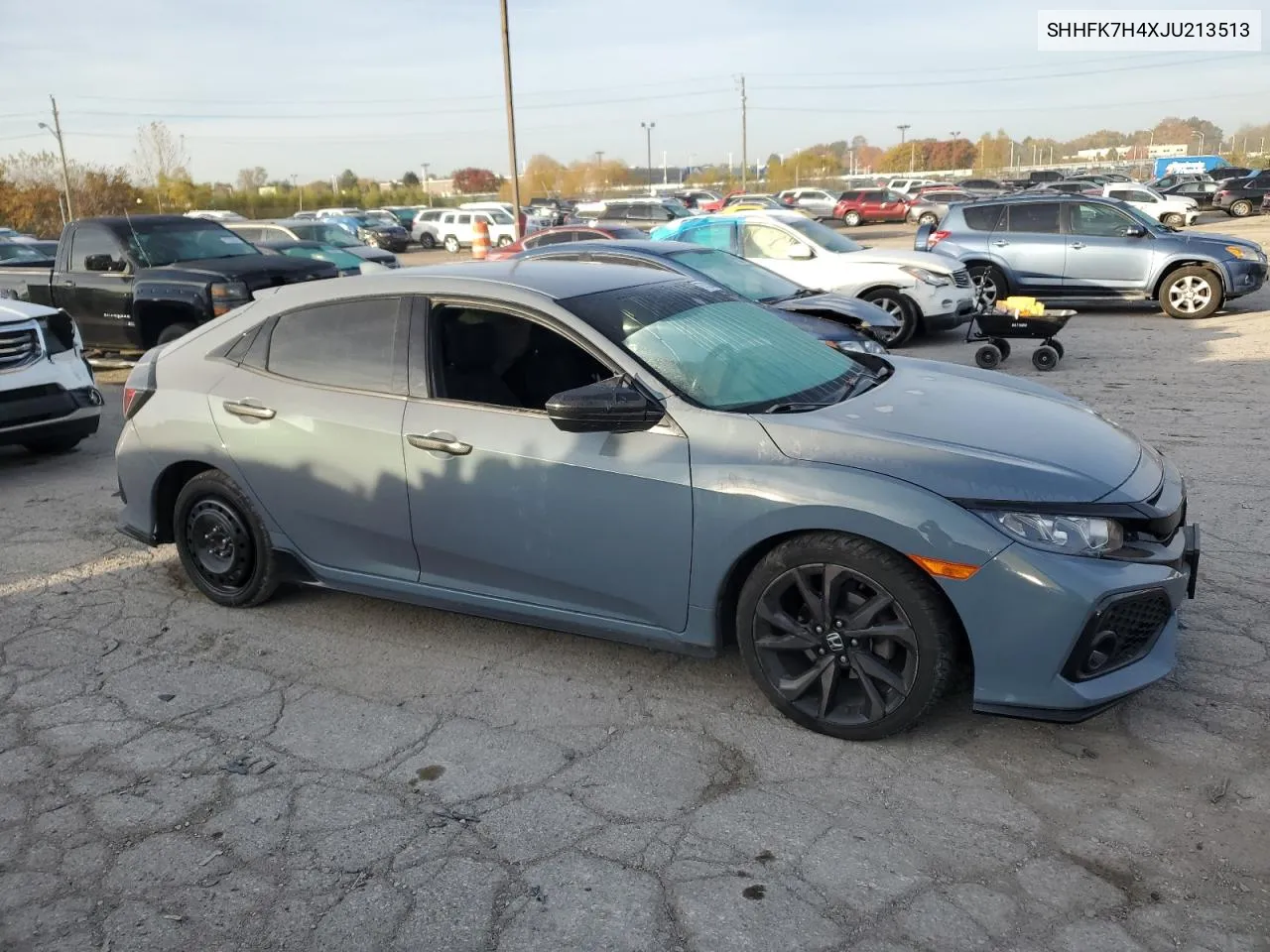 2018 Honda Civic Sport VIN: SHHFK7H4XJU213513 Lot: 77433304