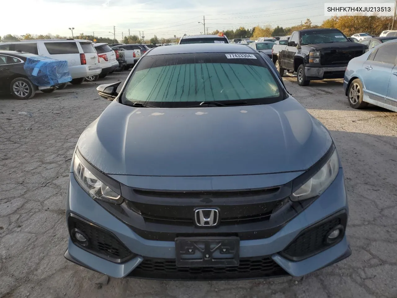 2018 Honda Civic Sport VIN: SHHFK7H4XJU213513 Lot: 77433304