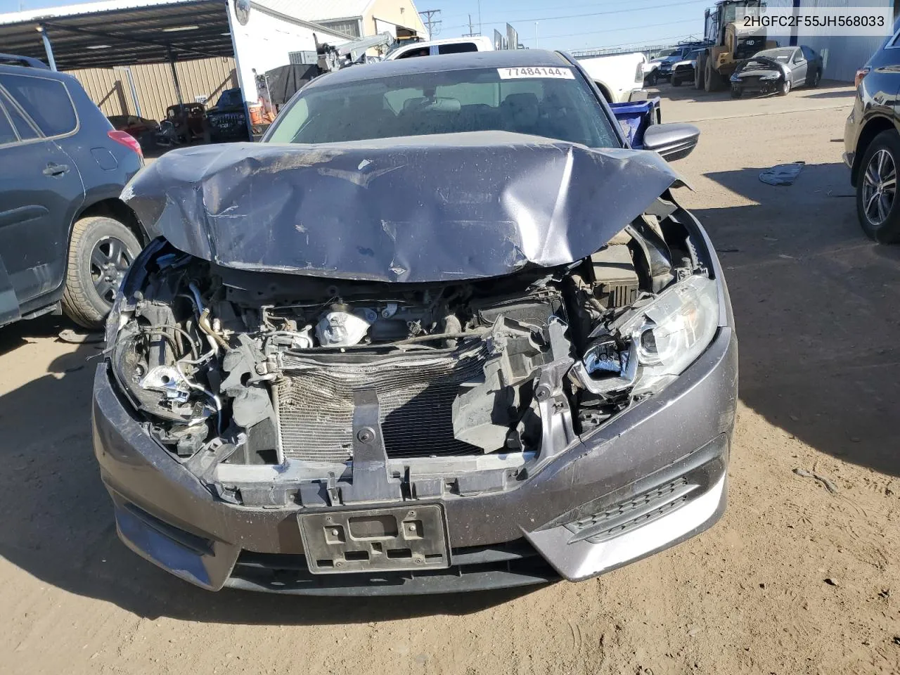 2HGFC2F55JH568033 2018 Honda Civic Lx