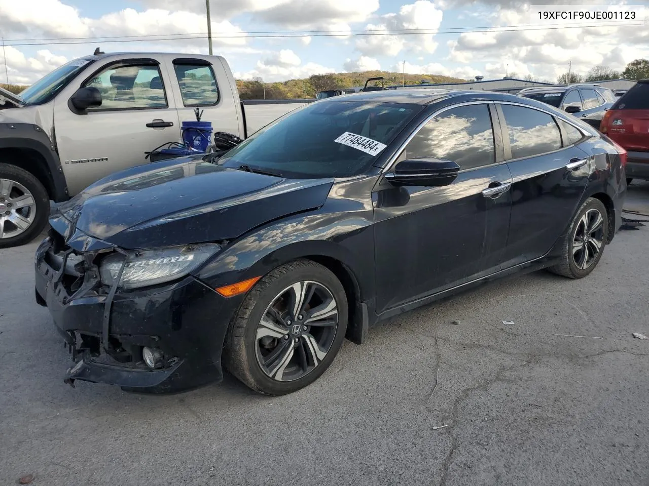 2018 Honda Civic Touring VIN: 19XFC1F90JE001123 Lot: 77484484