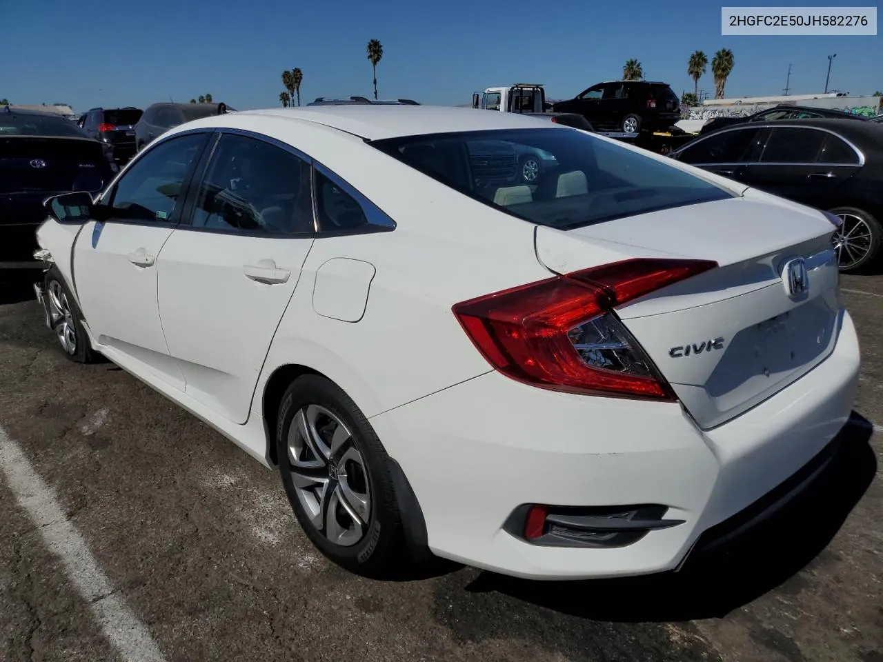 2018 Honda Civic Lx VIN: 2HGFC2E50JH582276 Lot: 77488304