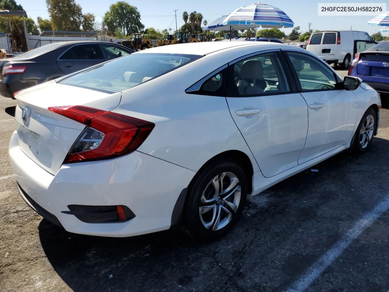 2018 Honda Civic Lx VIN: 2HGFC2E50JH582276 Lot: 77488304