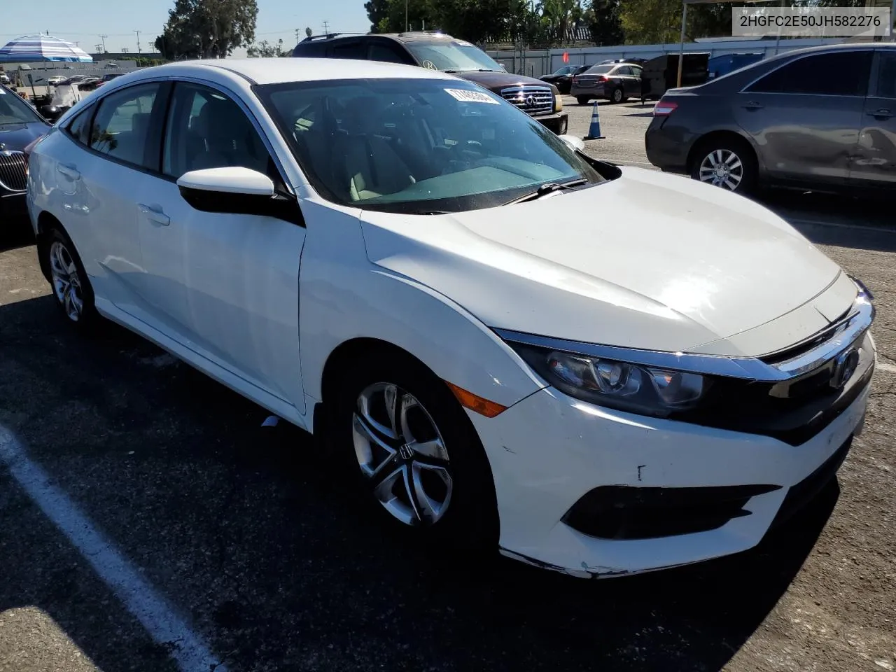 2018 Honda Civic Lx VIN: 2HGFC2E50JH582276 Lot: 77488304