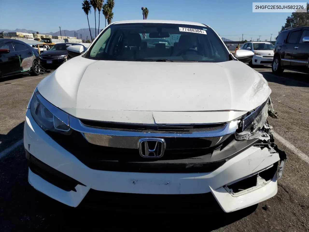 2018 Honda Civic Lx VIN: 2HGFC2E50JH582276 Lot: 77488304