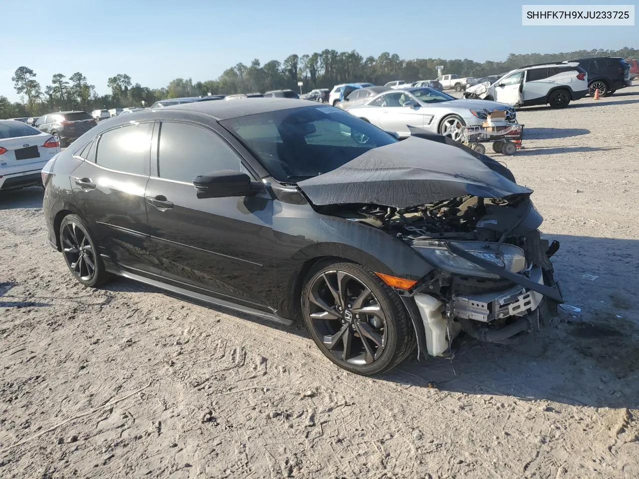 2018 Honda Civic Sport Touring VIN: SHHFK7H9XJU233725 Lot: 77684574