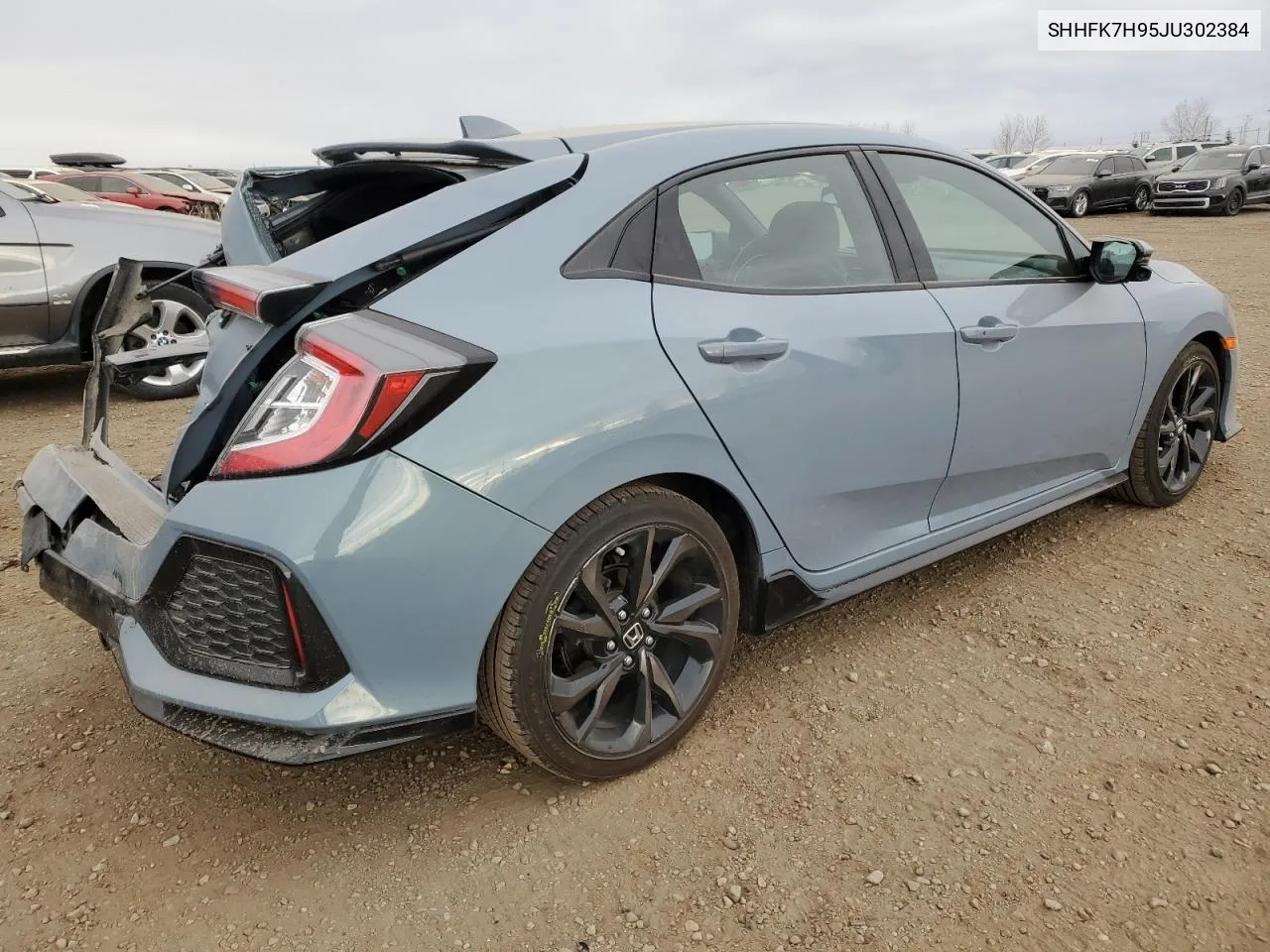 2018 Honda Civic Sport Touring VIN: SHHFK7H95JU302384 Lot: 77882034