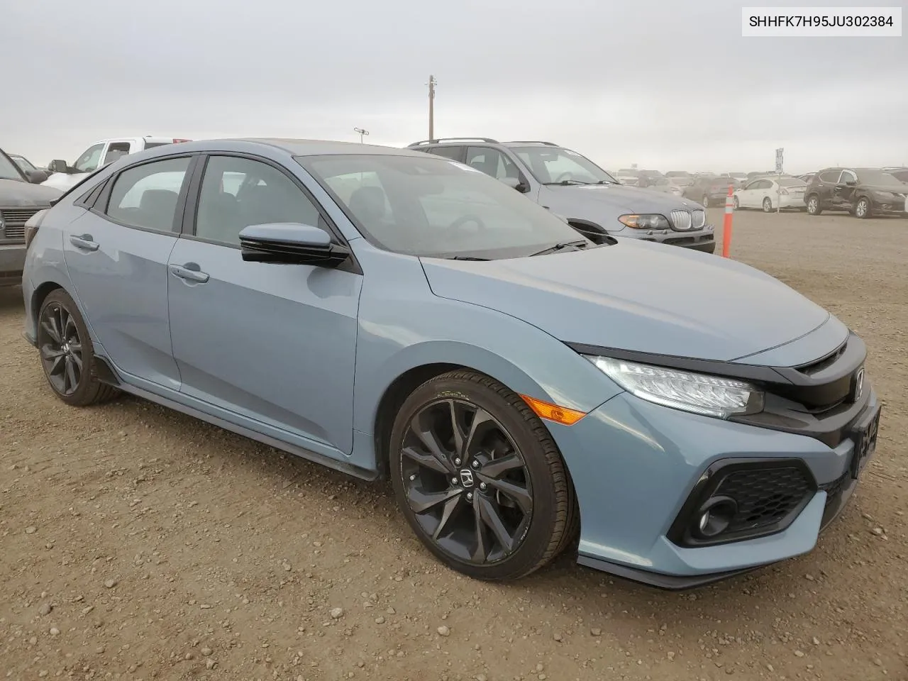 2018 Honda Civic Sport Touring VIN: SHHFK7H95JU302384 Lot: 77882034