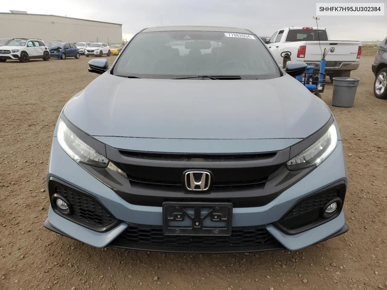 2018 Honda Civic Sport Touring VIN: SHHFK7H95JU302384 Lot: 77882034