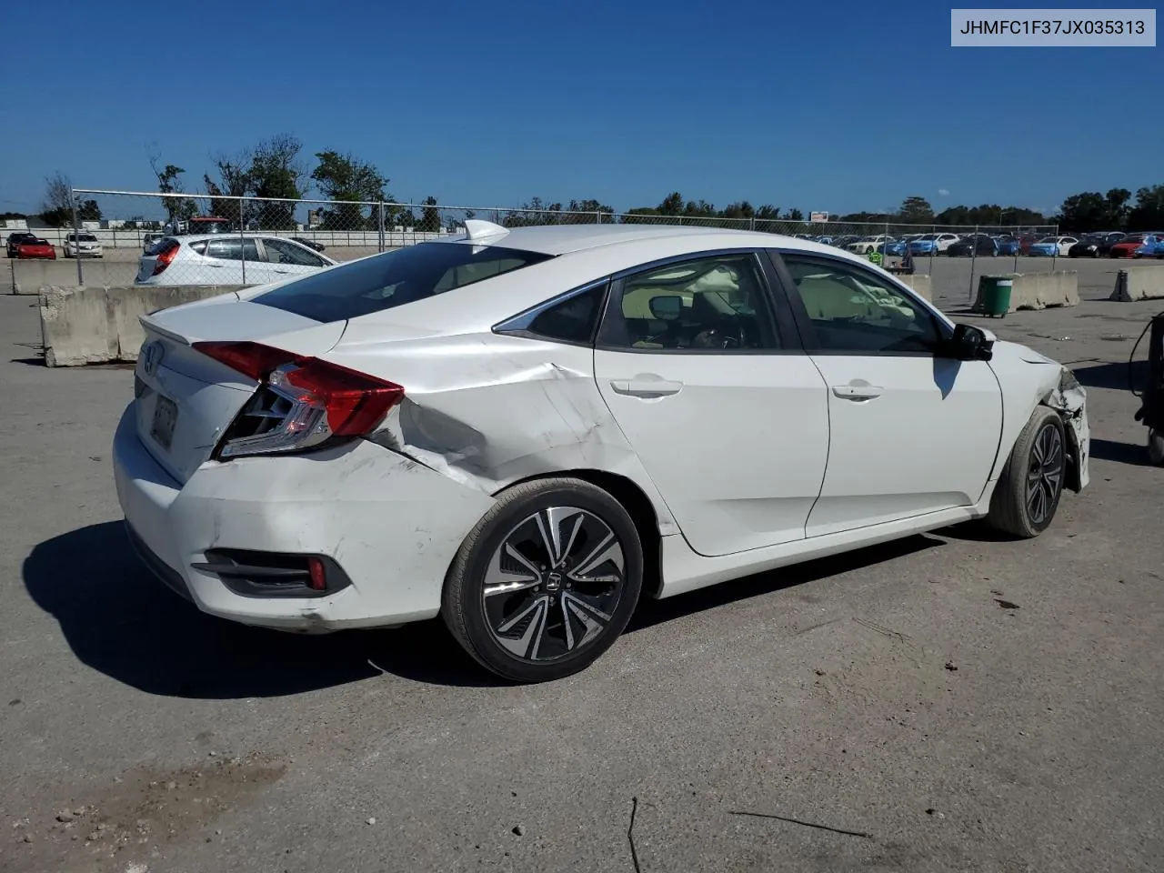 2018 Honda Civic Ex VIN: JHMFC1F37JX035313 Lot: 77912454