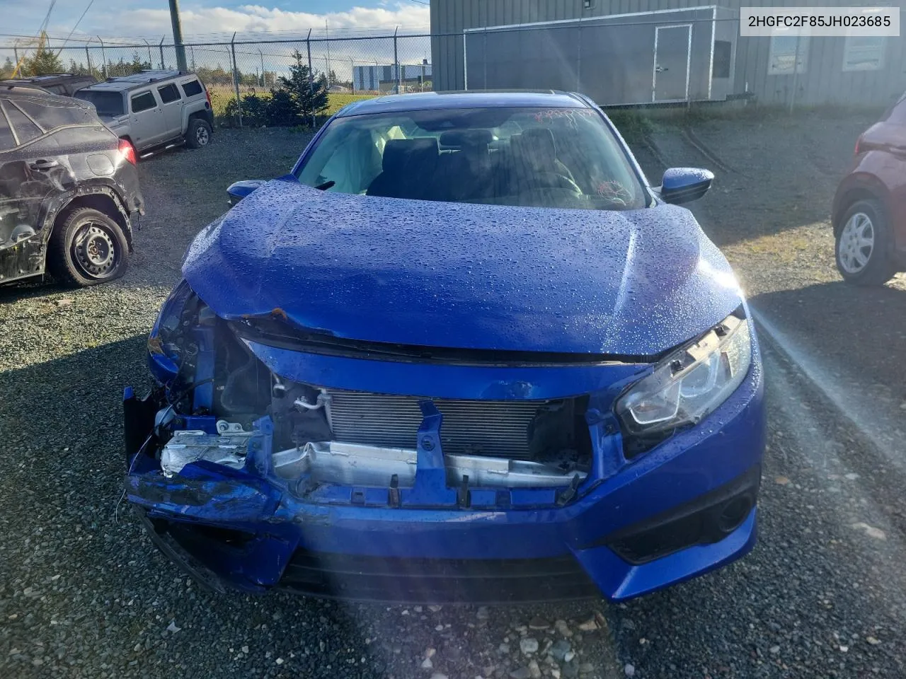 2018 Honda Civic Ex VIN: 2HGFC2F85JH023685 Lot: 77930534