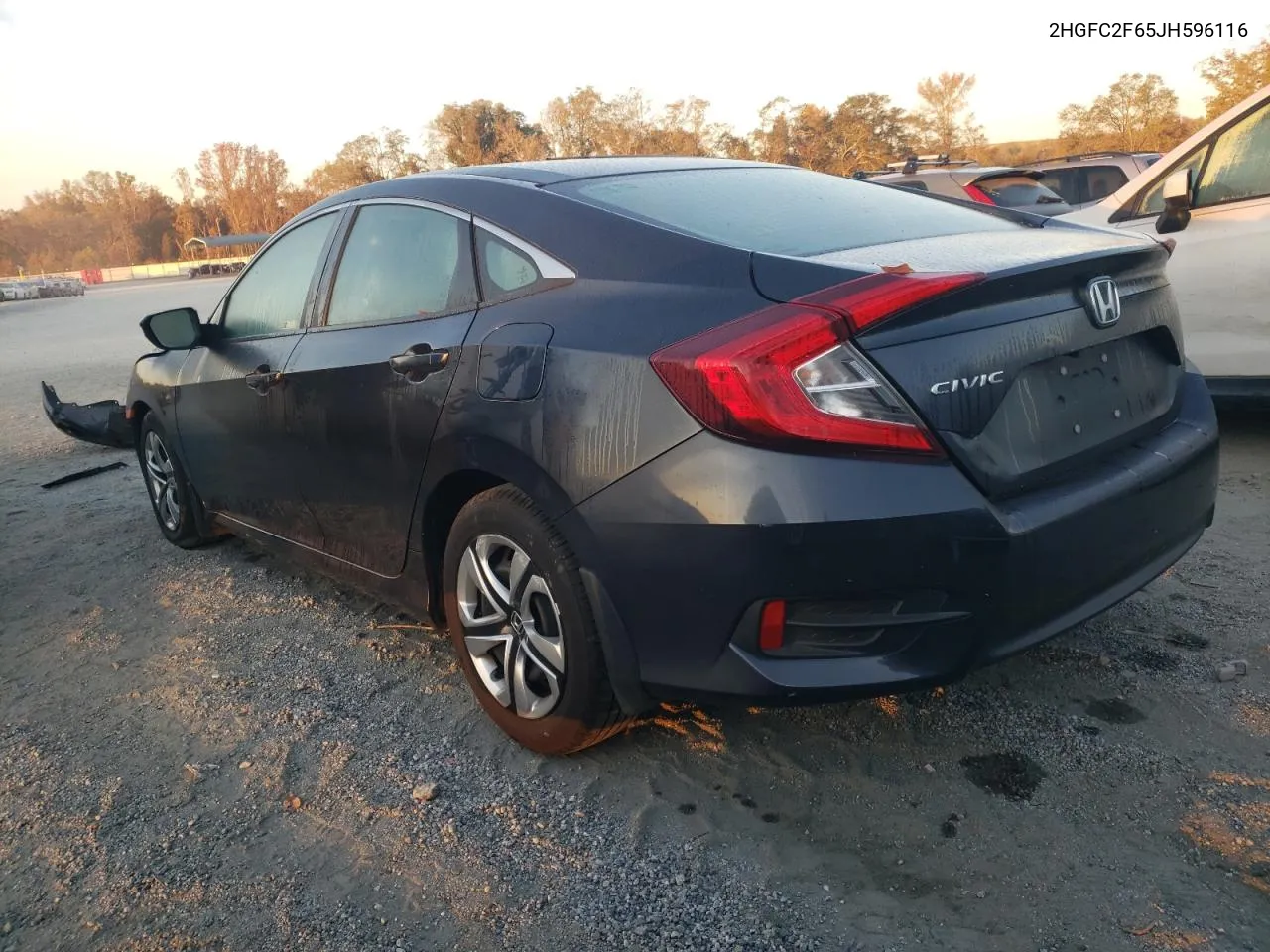 2HGFC2F65JH596116 2018 Honda Civic Lx