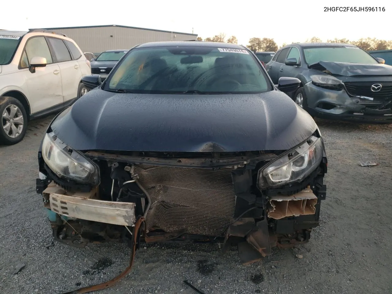 2HGFC2F65JH596116 2018 Honda Civic Lx