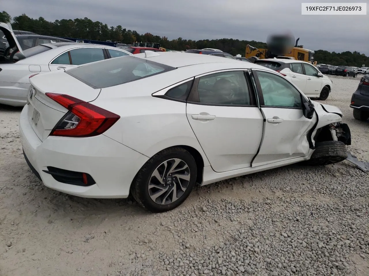 2018 Honda Civic Ex VIN: 19XFC2F71JE026973 Lot: 77953774