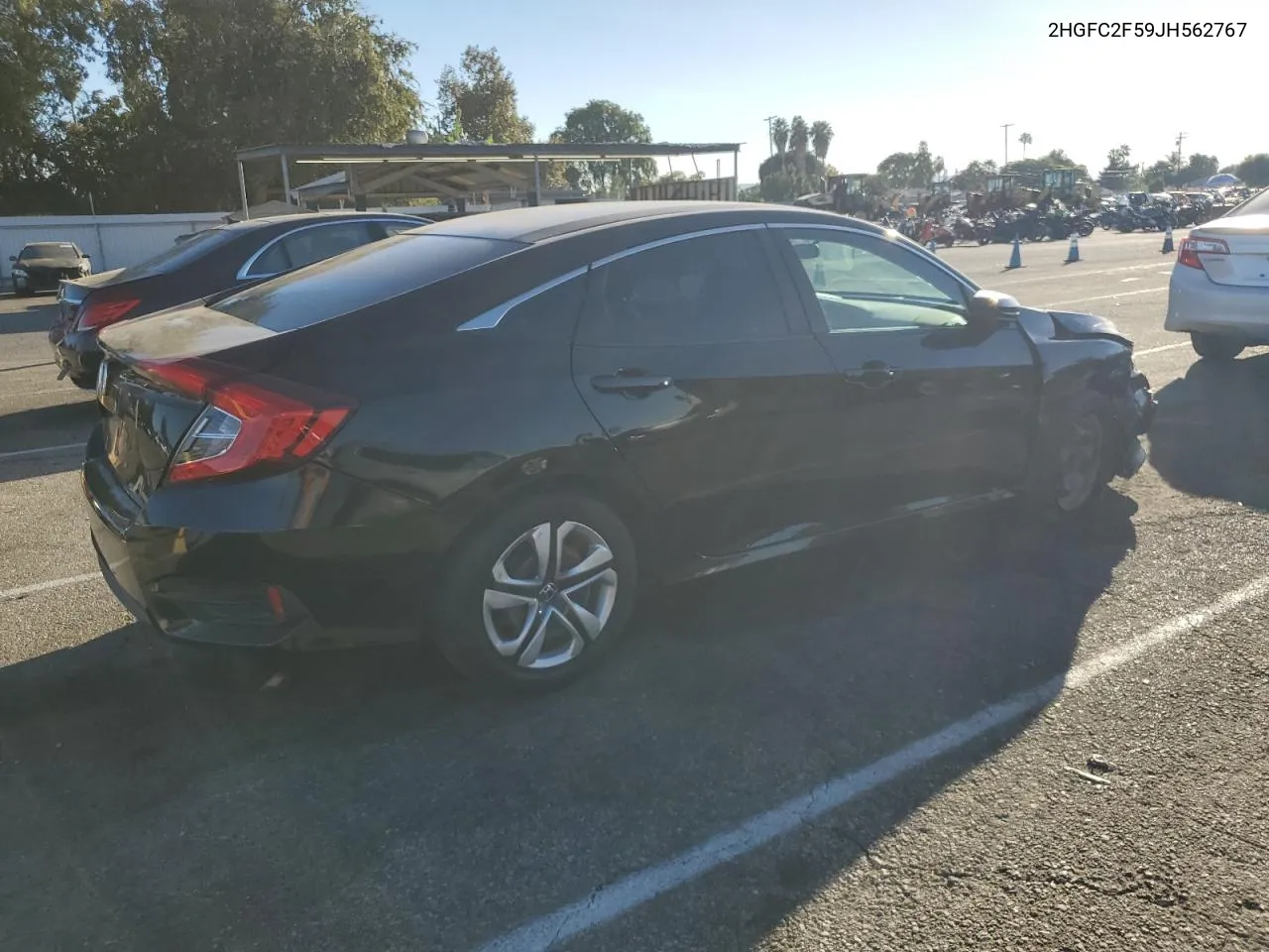 2018 Honda Civic Lx VIN: 2HGFC2F59JH562767 Lot: 78050804