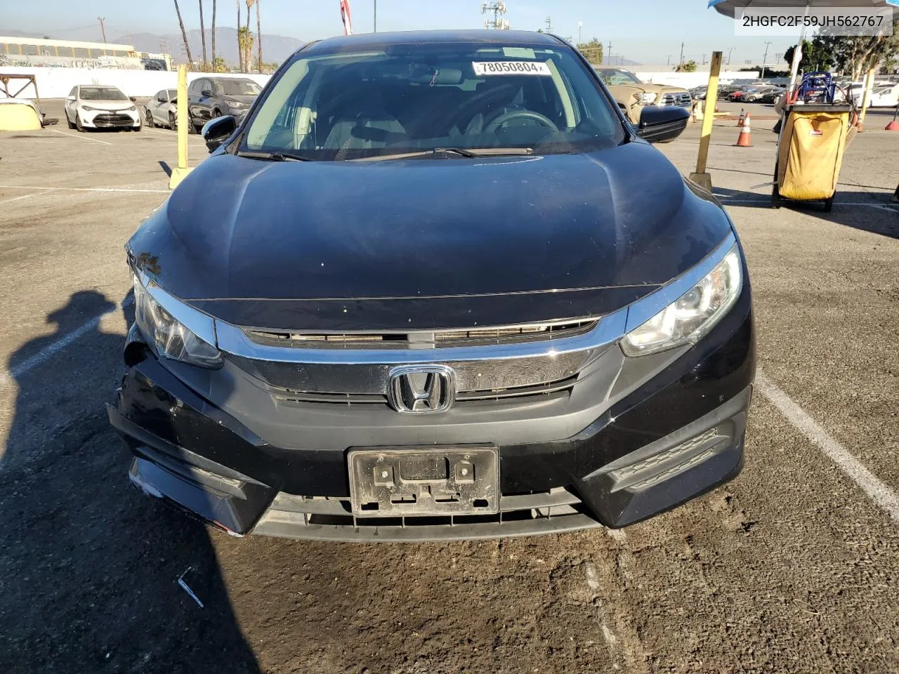 2HGFC2F59JH562767 2018 Honda Civic Lx