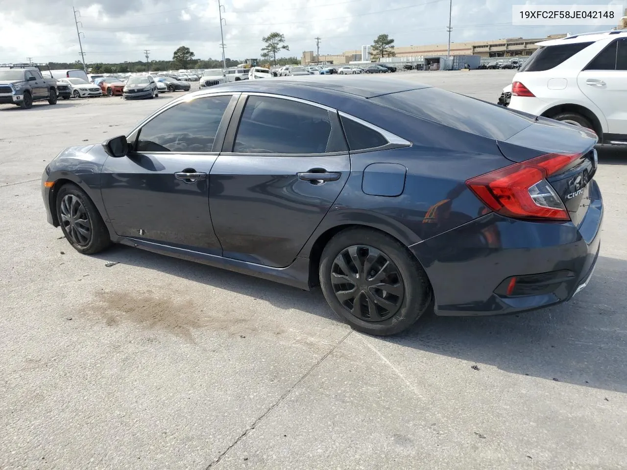 2018 Honda Civic Lx VIN: 19XFC2F58JE042148 Lot: 78236314