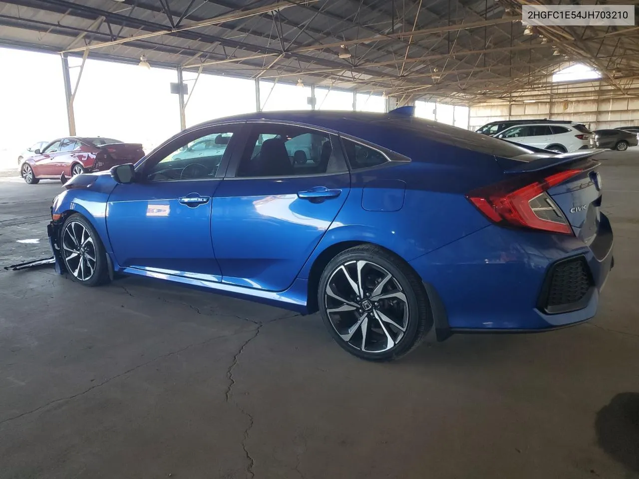 2018 Honda Civic Si VIN: 2HGFC1E54JH703210 Lot: 78289654