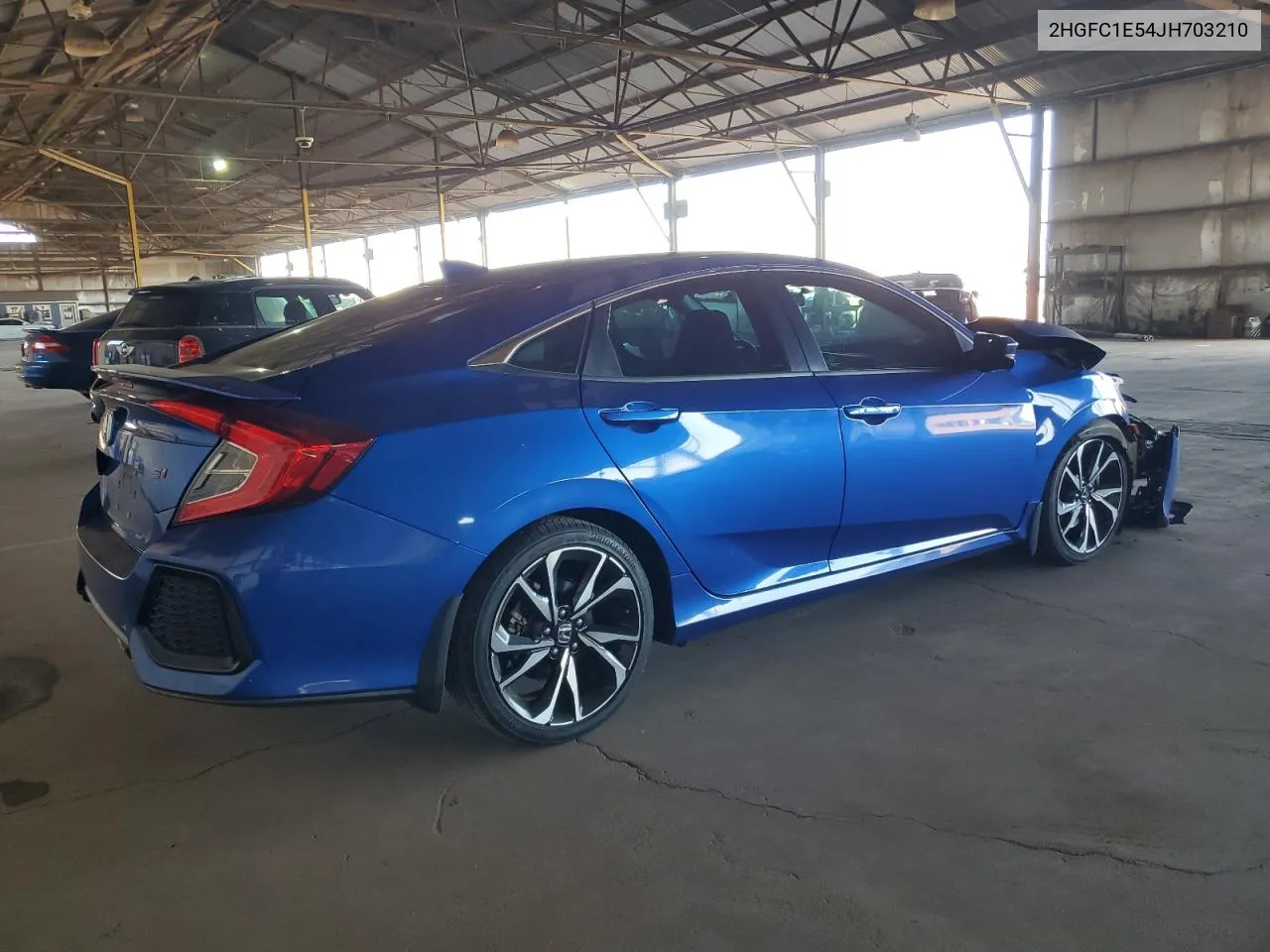 2018 Honda Civic Si VIN: 2HGFC1E54JH703210 Lot: 78289654