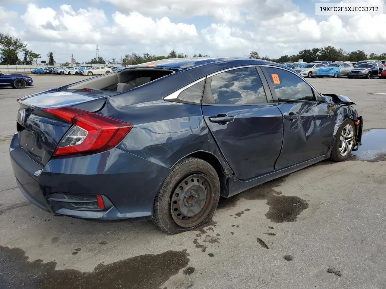 2018 Honda Civic Lx VIN: 19XFC2F5XJE033712 Lot: 78324774